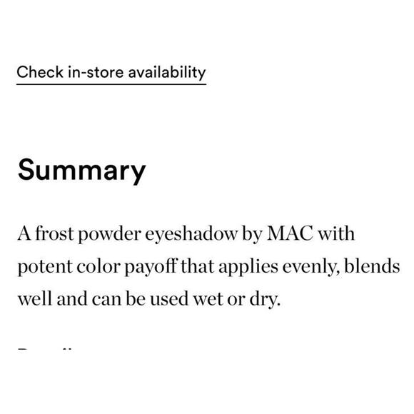 MAC Eye Shadow HOLLYWOOD HEROINE FROST ~ FULL SIZE / NEW IN BOX - Picture 5 of 8